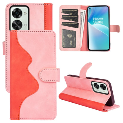 For OnePlus Nord 2T 5G Stitching Horizontal Flip Leather Phone Case, For OnePlus Nord 2T 5G