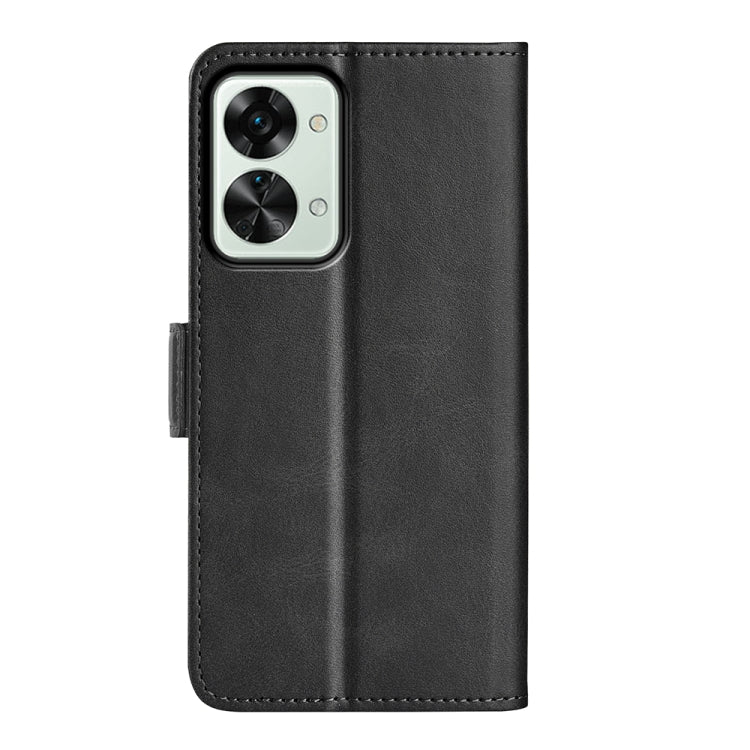 For OnePlus Nord 2T 5G Dual-side Magnetic Buckle Flip Leather Phone Case