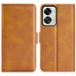 For OnePlus Nord 2T 5G Dual-side Magnetic Buckle Flip Leather Phone Case