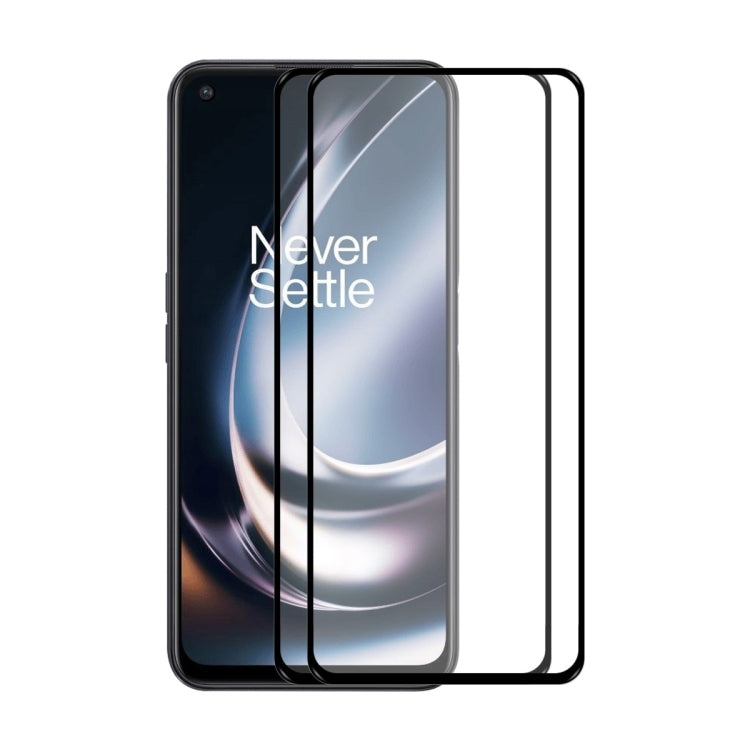 For OnePlus Nord CE 2 Lite 5G ENKAY Hat-Prince Full Glue 0.26mm 9H 2.5D Tempered Glass Full Film