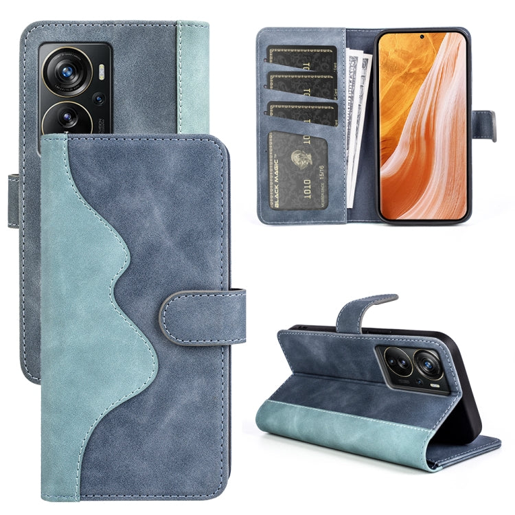 For ZTE Axon 40 Pro Stitching Horizontal Flip Leather Phone Case