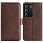 For ZTE Axon 40 Ultra Dual-side Magnetic Buckle Leather Phone Case, For ZTE Axon 40 Ultra