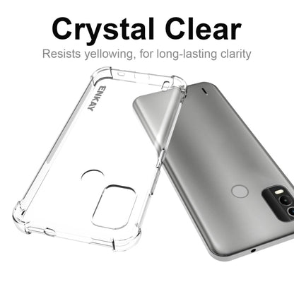 For Nokia C21 Plus ENKAY Transparent TPU Shockproof Phone Case