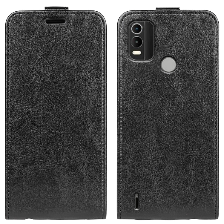 For Nokia C21 Plus R64 Texture Vertical Flip Leather Phone Case