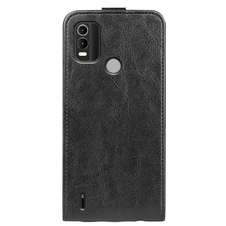 For Nokia C21 Plus R64 Texture Vertical Flip Leather Phone Case