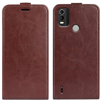 For Nokia C21 Plus R64 Texture Vertical Flip Leather Phone Case