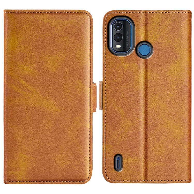 For Nokia G11 Plus Dual-side Magnetic Buckle Horizontal Flip Leather Phone Case