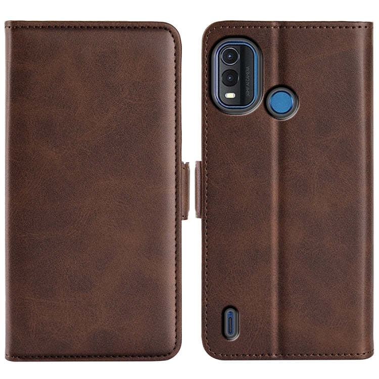 For Nokia G11 Plus Dual-side Magnetic Buckle Horizontal Flip Leather Phone Case