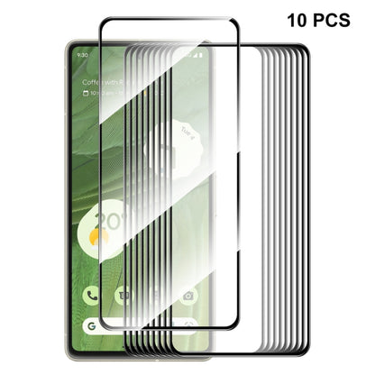 For Google Pixel 7 ENKAY Full Glue 0.26mm 9H 2.5D Tempered Glass Full Film, For Google Pixel 7(1pc), For Google Pixel 7(2pcs), For Google Pixel 7(5pcs), For Google Pixel 7(10pcs)