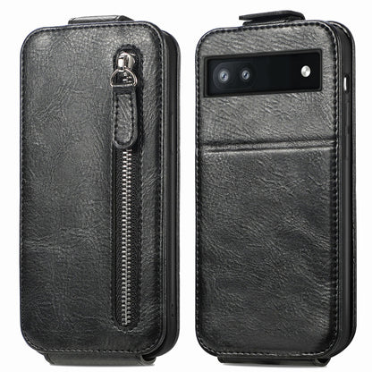 Zipper Wallet Vertical Flip Leather Phone Case