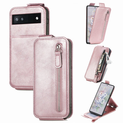 Zipper Wallet Vertical Flip Leather Phone Case