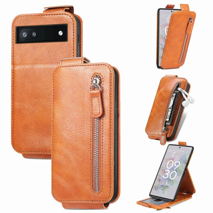 Zipper Wallet Vertical Flip Leather Phone Case