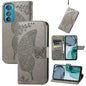 Butterfly Love Flower Embossed Flip Leather Phone Case, For Motorola Edge 30, For OnePlus Nord CE 2 Lite 5G