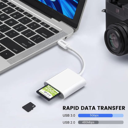 ENKAY ENK-AT117 USB-C / Type-C to SD / TF Card Reader Adapter