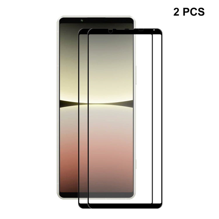 For Sony Xperia 5 IV ENKAY Full Glue 0.26mm 9H 2.5D Tempered Glass Full Film, For Sony Xperia 5 IV(1 PC), For Sony Xperia 5 IV(2 PCS), For Sony Xperia 5 IV(5 PCS), For Sony Xperia 5 IV(10 PCS)