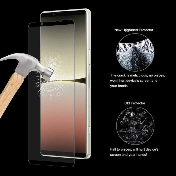 For Sony Xperia 5 IV ENKAY Full Glue 0.26mm 9H 2.5D Tempered Glass Full Film