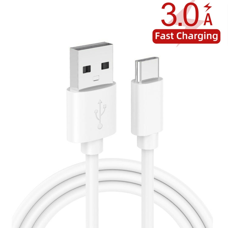 36W Dual Port QC3.0 USB Charger with 3A USB to Type-C Data Cable, US Plug, US Plug + USB to Type-C Cable