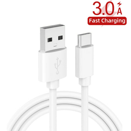 36W Dual Port QC3.0 USB Charger with 3A USB to Type-C Data Cable, US Plug, US Plug + USB to Type-C Cable
