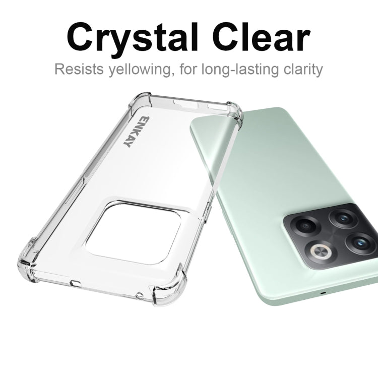 For OnePlus 10T 5G / Ace Pro ENKAY Clear TPU Shockproof Phone Case