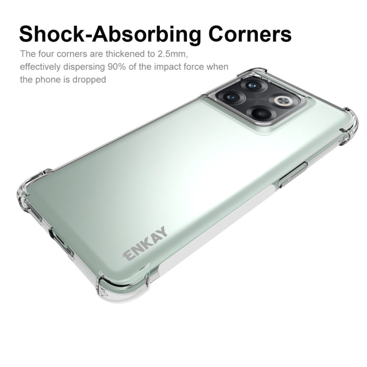 For OnePlus 10T 5G / Ace Pro ENKAY Clear TPU Shockproof Phone Case