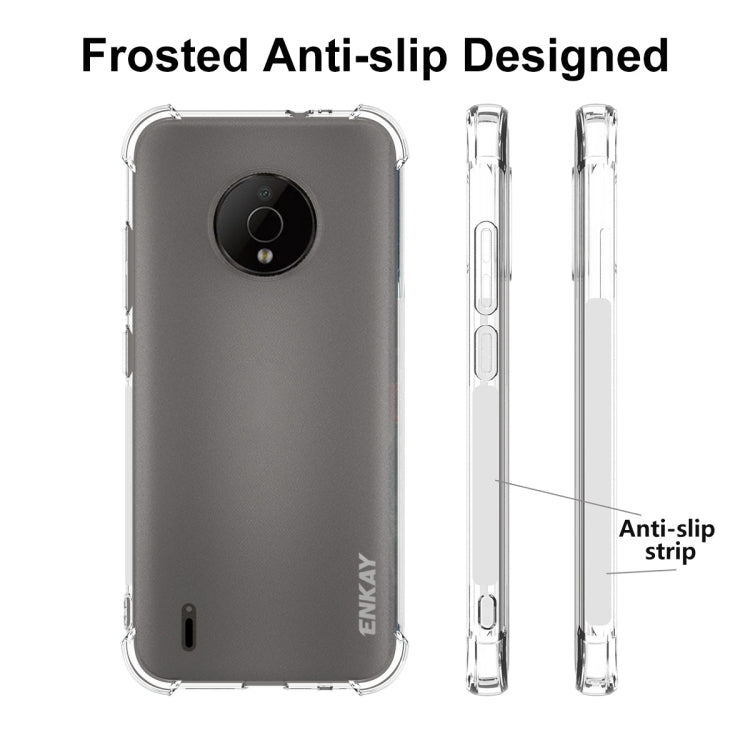 For Nokia C200 NKAY Clear TPU Shockproof Phone Case