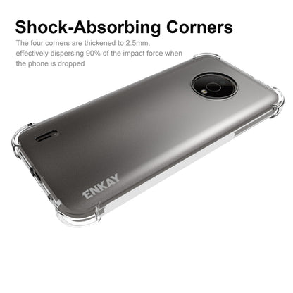 For Nokia C200 NKAY Clear TPU Shockproof Phone Case