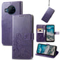 Four-leaf Clasp Embossed Buckle Leather Phone Case, For Huawei Nova 10, For Nokia X100 5G, For OnePlus 10T, For T-Mobile REVVL 6 5G