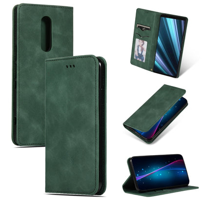 Retro Skin Feel Business Magnetic Horizontal Flip Leather Case for Sony Xperia 1 & Sony Xperia XZ4