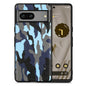 For Google Pixel 7 Camouflage Leather Phone Case