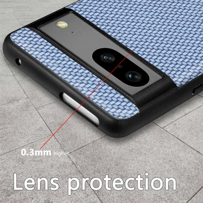 For Google Pixel 7 Carbon Fiber Texture Leather Back Cover Phone Case