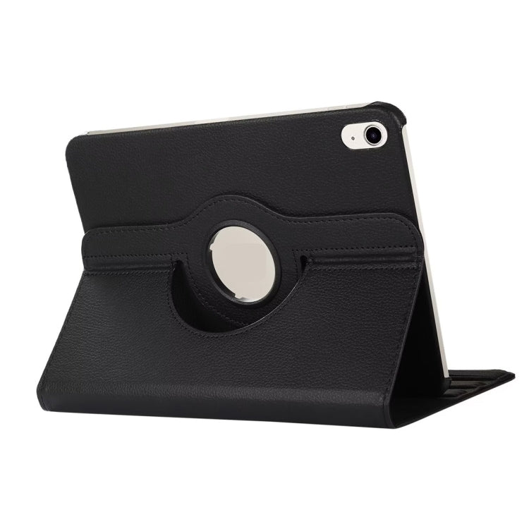For iPad 10.9 2022 ENKAY Hat-Prince 360 Degree Rotation Litchi Leather Smart Tablet Case