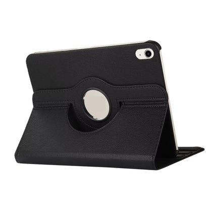 For iPad 10.9 2022 ENKAY Hat-Prince 360 Degree Rotation Litchi Leather Smart Tablet Case