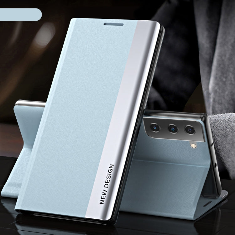 Side Electroplated Magnetic Leather Phone Case, For Samsung Galaxy S23 5G, For Samsung Galaxy S23+ 5G, For Samsung Galaxy S23 Ultra 5G