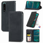 For Sony Xperia 5 IV Retro Skin Feel Magnetic Leather Phone Case