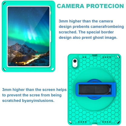 360 Rotation Stand EVA Hard PC Tablet Case with Strap, For iPad 10th Gen 10.9 2022