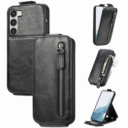 Zipper Wallet Vertical Flip Leather Phone Case