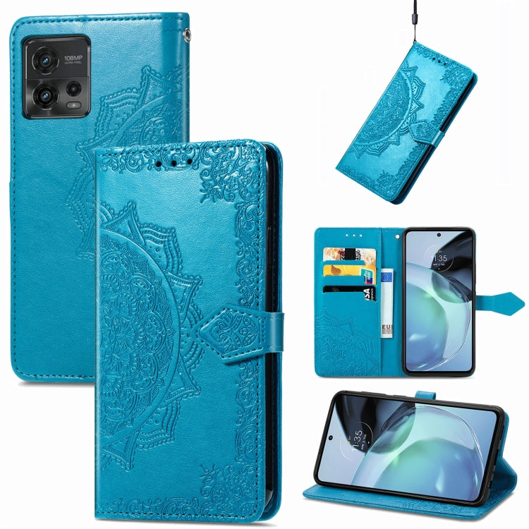 Mandala Flower Embossed Leather Phone Case