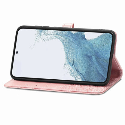 Mandala Flower Embossed Leather Phone Case