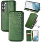 Cubic Grid Pressed Magnetic Leather Phone Case, For Samsung Galaxy S23 5G, For Samsung Galaxy S23+ 5G, For Samsung Galaxy S23 Ultra 5G