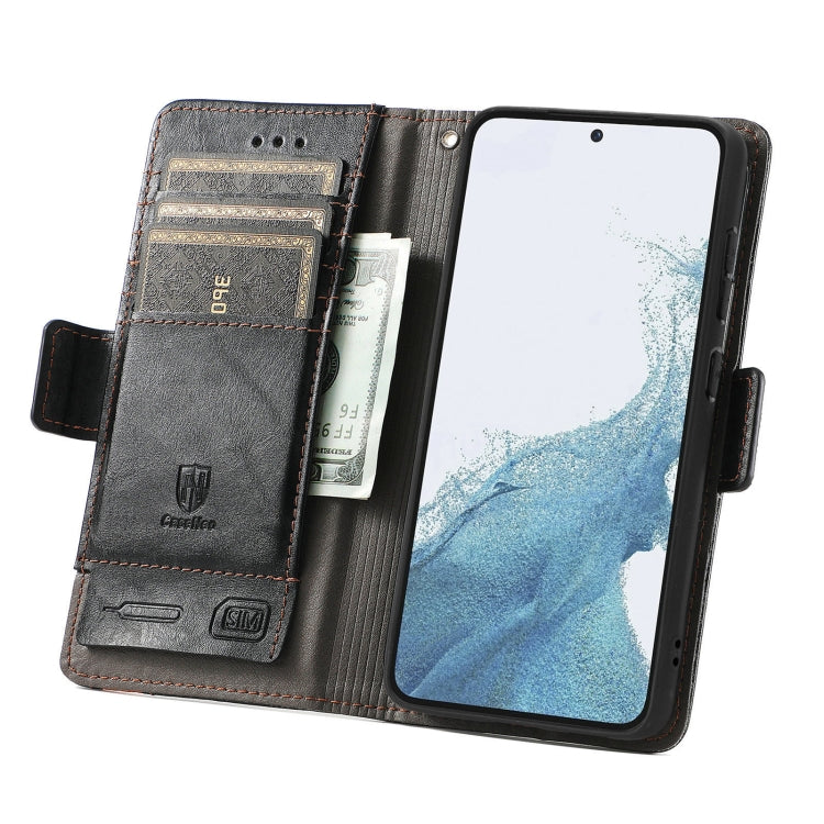 CaseNeo Splicing Dual Magnetic Buckle Leather Phone Case, For Samsung Galaxy S23 5G, For Samsung Galaxy S23+ 5G, For Samsung Galaxy S23 Ultra 5G, For vivo V25