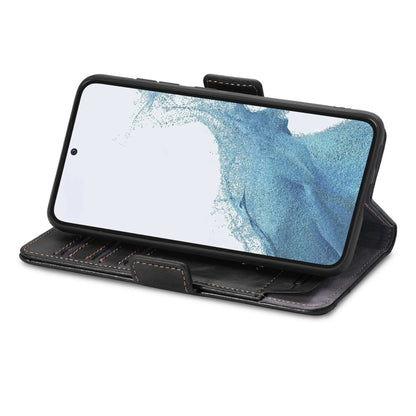 CaseNeo Splicing Dual Magnetic Buckle Leather Phone Case, For Samsung Galaxy S23 5G, For Samsung Galaxy S23+ 5G, For Samsung Galaxy S23 Ultra 5G, For vivo V25