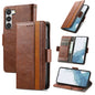 CaseNeo Splicing Dual Magnetic Buckle Leather Phone Case, For Samsung Galaxy S23 5G, For Samsung Galaxy S23+ 5G, For Samsung Galaxy S23 Ultra 5G, For vivo V25