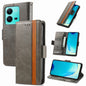 CaseNeo Splicing Dual Magnetic Buckle Leather Phone Case, For Samsung Galaxy S23 5G, For Samsung Galaxy S23+ 5G, For Samsung Galaxy S23 Ultra 5G, For vivo V25
