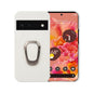 For Google Pixel 6 Ring Holder Litchi Texture Genuine Leather Phone Case, For Google Pixel 6