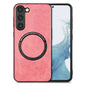 For Samsung Galaxy S23+ 5G Solid Color Leather Back Cover Magsafe Phone Case