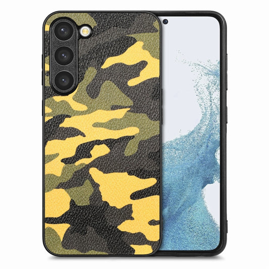 Camouflage Leather Back Cover Phone Case