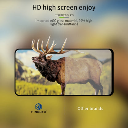PINWUYO 9H 2.5D Full Screen Tempered Glass Film, For Realme 10 4G, For Realme 10 5G, For ZTE Blade A72 4G