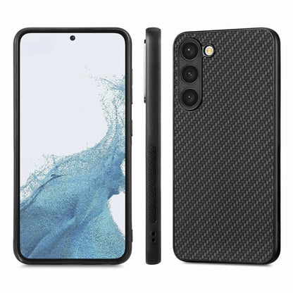 Carbon Fiber Texture Leather Back Cover Phone Case