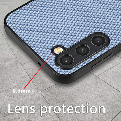 Carbon Fiber Texture Leather Back Cover Phone Case