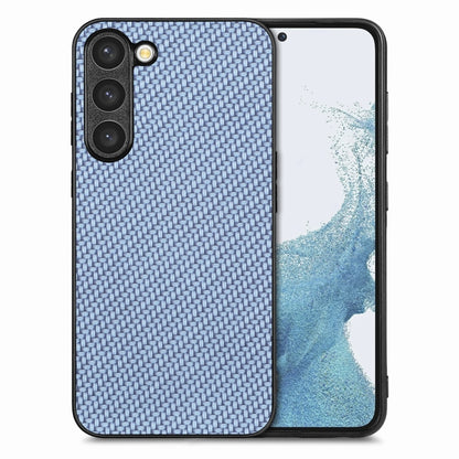 Carbon Fiber Texture Leather Back Cover Phone Case